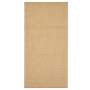 vidaXL Teppe naturlig sisal 100x200 cm