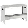 vidaXL Kylling F&ocirc;ringsrenne s&oslash;lv 81 x 32 x 53,5 cm Galvanisert St&aring;l