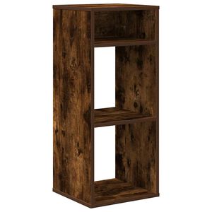 vidaXL Bokhylle r&oslash;kt eik 34x31x80 cm konstruert tre