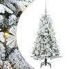 vidaXL Kunstig sammensatt juletre Hvit 120 cm PE og PVC
