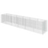 vidaXL Gabion h&oslash;ybed galvanisert st&aring;l 540x90x100 cm