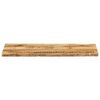 vidaXL Bordplate naturlig kant 110x40x2,5 cm grovt heltre mangotre