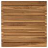 vidaXL Bordplate 50 x 50 x 3,5 cm Torget Massivt Teaktre Naturlig