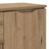 vidaXL Serviesskap Artisan Eik 100 x 30 x 65,6 Konstruert tre