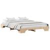 vidaXL Sengestamme Naturlig 150 x 200 cm Massiv furu