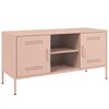 vidaXL TV-benk rosa 100,5x39x50,5 cm st&aring;l