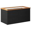 vidaXL Plantekasse svart 80x40x40 cm polyrotting