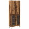 vidaXL H&oslash;yskap 2 stk. Gammelt tre 69,5 x 34 x 180 cm Konstruert tre