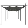 vidaXL Pergola med uttrekkbar tak antrasitt 589x292x230 cm
