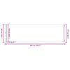 vidaXL Uttrekkbar sidemarkise 180x600 cm brun