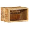 vidaXL Nattbordskap Brun 40 x 30 x 25 cm Massiv mango tre