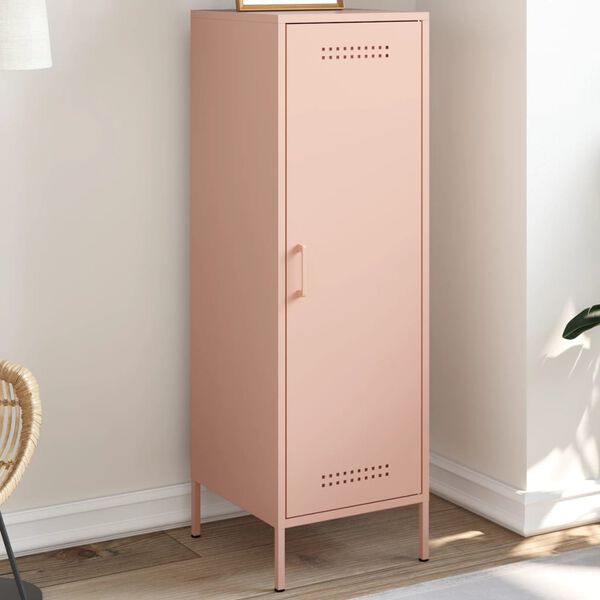 vidaXL Highboard rosa 36x39x113 cm st&aring;l