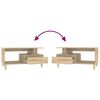 vidaXL Salongbord sonoma eik 90x49x45 cm konstruert tre