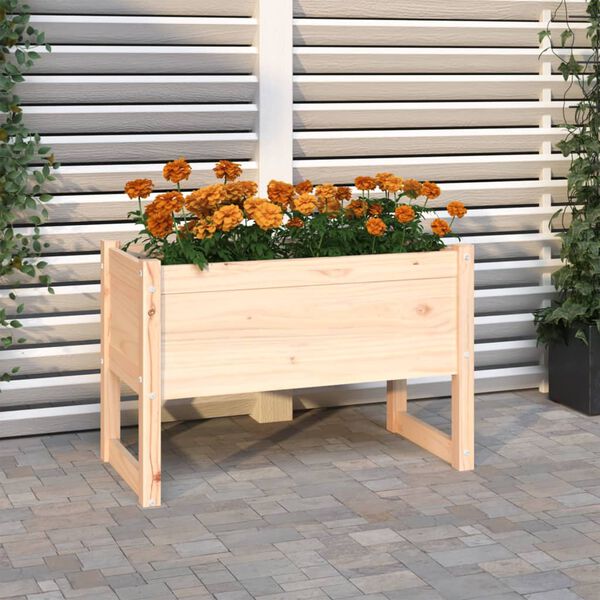 vidaXL Plantekasse 78x40x52 cm heltre furu