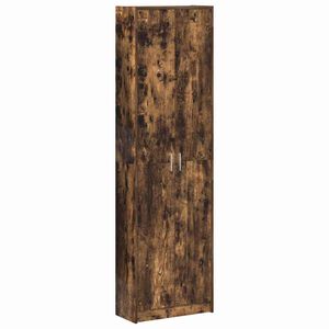 vidaXL Garderobeskap R&oslash;kt eik 55 x 25 x 189 cm Konstruert tre