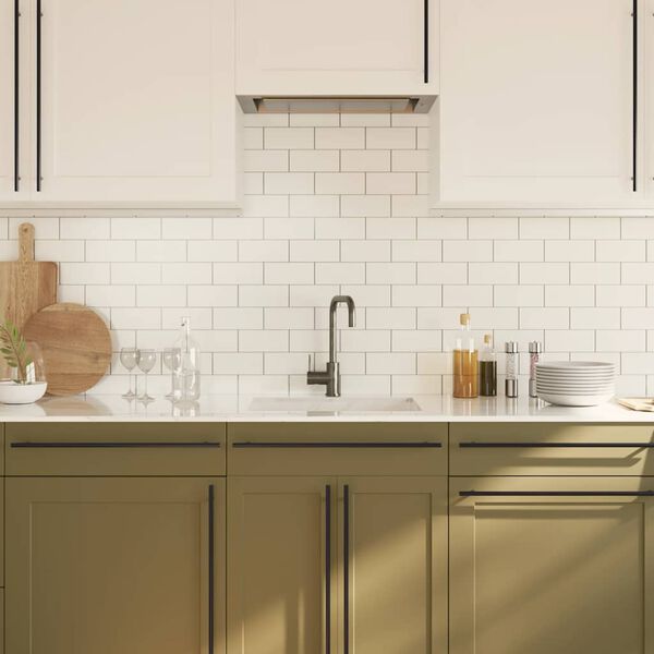 vidaXL Skaph&aring;ndtak 5 stk svart 480 mm rustfritt st&aring;l