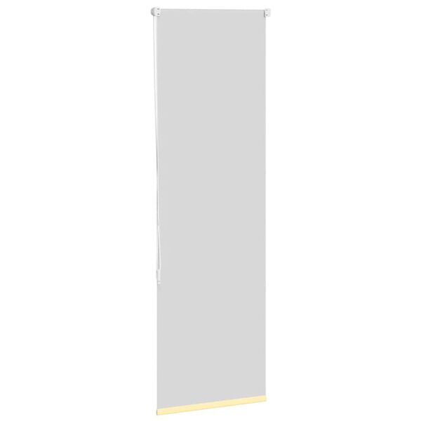 vidaXL Rullegardin lystette 50x130 cm stoff bredde 45,7 cm polyester