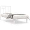 vidaXL Sengeramme uten madrass hvit 90x190 cm heltre furu