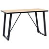 vidaXL Spisebord eik 120x60x75 cm MDF
