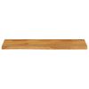 vidaXL Bordplate naturlig kant 110x30x3,8 cm heltre mango