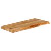vidaXL Bordplate med naturlig kant 90x30x2,5 cm heltre mango