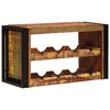 vidaXL Vinhylle Brun 80 x 45 x 33 cm Massiv gjenbrukt treverk