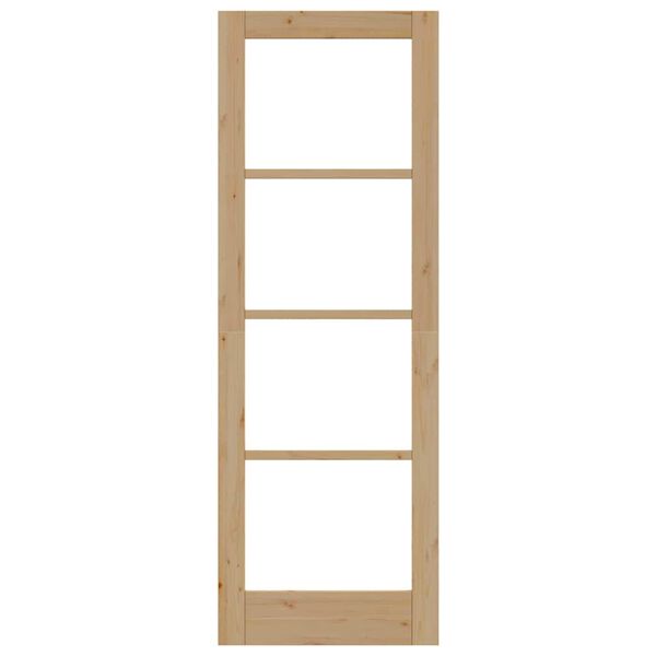 vidaXL Innendørs dør med glass ORKDAL Brun 73,5 x 211 cm