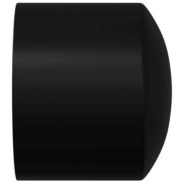 vidaXL Fotballbordets endekapper 10 pcs Svart 1,9 x 1,9 x 1,6 cm Plast