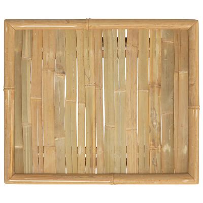 vidaXL Hagebord 65x55x30 cm bambus