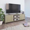 vidaXL TV-benk sonoma eik 120x30x37,5 cm konstruert tre