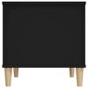 vidaXL Salongbord svart 60x44,5x45 cm konstruert tre