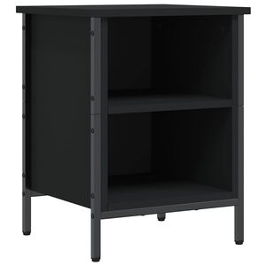 vidaXL Skohylle svart 38x35x50 cm konstruert tre