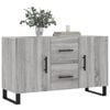 vidaXL Skjenk grå sonoma 100x36x60 cm konstruert tre