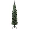 vidaXL Kunstig juletre med 300 LED gr&oslash;nn 180 cm PVC og st&aring;l og plast