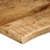 vidaXL Bordplate 70x60x2,5 cm naturlig kant grovt heltre mangotre