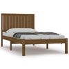 vidaXL Sengeramme honningbrun heltre furu 100x200 cm
