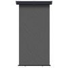 vidaXL Balkong Side Markise 140 x 250 cm 100% polyester jern st&aring;l