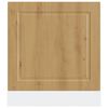 vidaXL Oppvaskmaskin panel artisan eik 60x1,5x67 cm konstruert tre