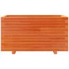 vidaXL Plantekasse voksbrun 90x40x49,5 cm heltre furu