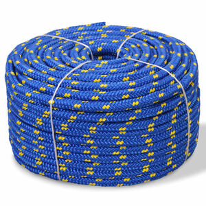 vidaXL B&aring;ttau polypropylen 6 mm 100 m bl&aring;