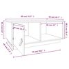 vidaXL Salongbord honningbrun 80x50x35,5 cm heltre furu