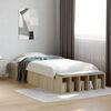 vidaXL Sengeramme sonoma eik 75x190 cm konstruert tre