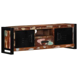 vidaXL TV-benk 100x30x35 cm gjenvunnet heltre