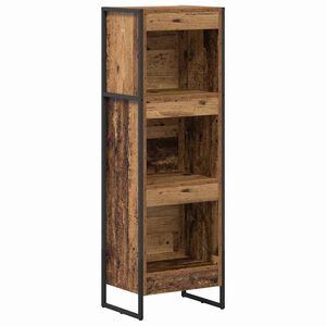 vidaXL Bokskap 40 x 30 x 121 cm Konstruert tre Gamle tre