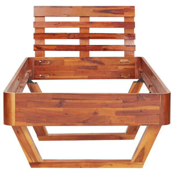 vidaXL Sengeramme heltre akasie 90x200 cm