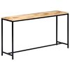 vidaXL Konsollbord 140x35x76 cm grov heltre mango