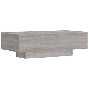 vidaXL Salongbord gr&aring; sonoma 100x49,5x31 cm konstruert tre