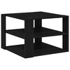 vidaXL Kaffebord Svart Eik 58 x 58 x 40 cm Konstruert tre