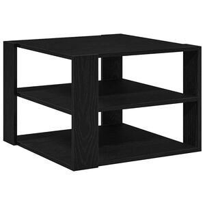 vidaXL Kaffebord Svart Eik 58 x 58 x 40 cm Konstruert tre