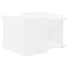 vidaXL Kaffebord Hvit 50,5 x 50 x 33 cm Konstruert tre